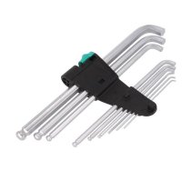 Wrench: hex key-set; 9pcs. | WERA.950PKLS/9SM | 05073594001