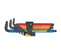 Wrench: hex key-set; inch,Hex Plus,spherical; 9pcs. | WERA.05022640001 | 05022640001