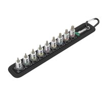 Wrench-set; Torx® with protection; Kit: socket bits 1/4" | WERA.BELT/A3 | 05003882001