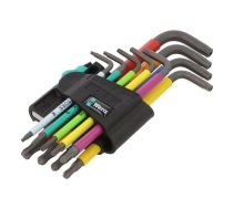 Wrench: Torx®-set; with protection; steel; Kit: magnetiser; 9pcs. | WERA.05024335001 | 05024335001