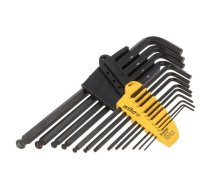 Wrenches set; inch,hex key,spherical; Chrom-vanadium steel | WIHA.24189  | 24189