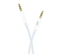 XO cable audio NB-R211C jack 3,5mm - jack 3,5mm 1,0 m white-blue | NB-R211C  | 6920680827671 | NB-R211CWHBL3.5MM