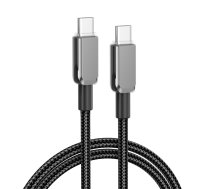 XO cable NB-Q250B PD USB-C - USB-C 0,35m 60W black | NB-Q250B  | 6920680844654 | NB-Q250B