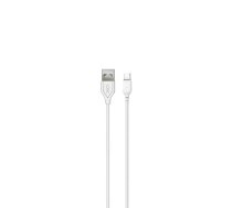 XO NB103 microUSB uzlādes un datu kabelis 2m (XO-NB103-MICRO-WH) | GSM095422 | 6920680862795 | 85044030