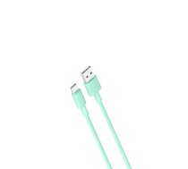 XO cable NB156 USB - USB-C 1,0 m 2,4A green | NB156  | 6920680871872 | NB156GRE