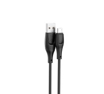 XO cable NB238 USB - microUSB 3,0 m 2A black | NB238  | 6920680838639 | NB238BK