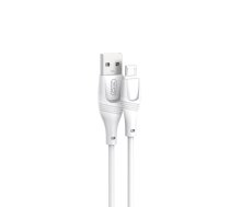 XO cable NB238 USB - microUSB 3,0 m 2A white | NB238  | 6920680838646 | NB238WH