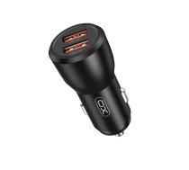 XO car charger CC55 30W 2x USB black | CC55  | 6920680840403 | CC55