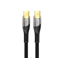 XO Clear cable NB-Q223B USB-C - USB-C 1,0 m 60W black (NB-Q223B) | NB-Q223B  | 6920680831296 | NB-Q223B