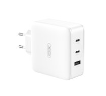 XO wall charger CE14 PD QC 3.0 100W 1x USB 2x USB-C white | CE14  | 6920680844296 | CE14