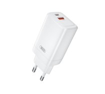 XO wall charger CE17 PD 65W 1x USB-C 1x USB white | CE17  | 6920680849345 | CE17