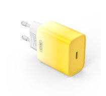 XO wall charger CE18 PD 30W 1x USB-C yellow-white | CE18  | 6920680851751 | CE18