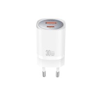 XO wall charger CE21 PD 33W 1x USB-C 1x USB white | CE21  | 6920680853892 | CE21