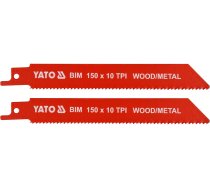 Zāģa Asmens Bim 150mm 10Tpi 2gab. YT-33930 YATO | YT-33930 | 5906083049408