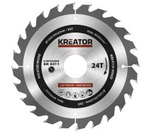 Zāģa ripa kokam 160x30x2mm, 24 zobi Kreator | KRT020408 | 5400338071089