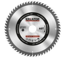 Zāģa ripa kokam 216x30x2.2mm, 60 zobi Kreator | KRT020424 | 5400338071249