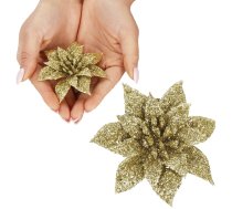 Ziemassvētku rotājums "Poinsettia" Springos CA0725 11x11 cm | CA0725 | 5907719423326