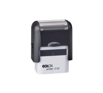Zīmogs COLOP Printer C10, melns korpuss, melns spilventiņš | 650-03690  | 9004362529149