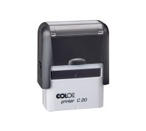 Zīmogs COLOP Printer C20, melns korpuss, sarkans spilventiņš | 650-03686  | 9004362526247