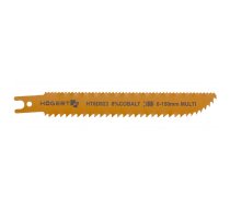 150 mm universāls abvirzienu zāģa asmens, 6 TPI un 10 TPI zobi uz collu (divpusējs asmens, kas griež abos virzienos); 2 gab. | HT6D923