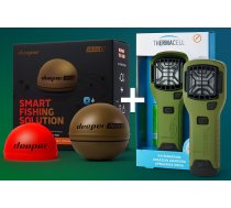 Deeper Chirp Plus 2 eholote + Odu atbaidītājs Thermacell MR300G