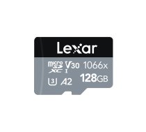 Lexar Professional 128Gb 1066x SILVER Series microSDXC Card