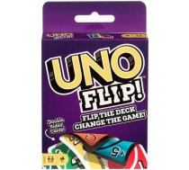 Mattel UNO FLIP! Card Game with Color Blind Accessible Deck for Kids, Adults, and Family Night (GDR44)