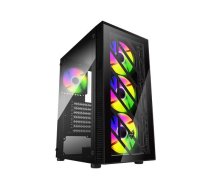 FSP CMT192 Case Midi Tower mITX, mATX, ATX Black Fixed RGB (POC0000156)