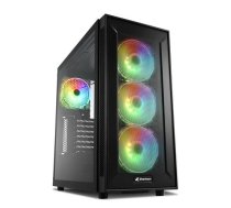Sharkoon TG6M RGB (black, tempered glass side panel) (4044951032136)