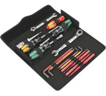 WERA Kraftform Kompakt SH 2 Plumbing/Heating/Plumbkit, 15-piece (black, with 2 JOKER combination wrenches) (05136026001)