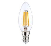 LED spuldze FILAMENT C35 6W 810lm E14 3000K LEDURO
