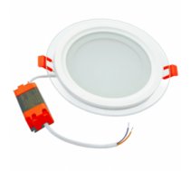 Led panelis12W ar stiklu 3000k Modoled