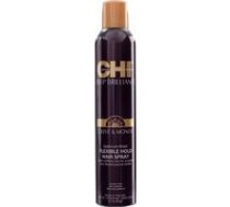 CHI Deep Brilliance Olive & Monoi Optimum Finish Flexible Hold Spray - elastīgas fiksācijas matu laka, 284g | CHIDBFH10