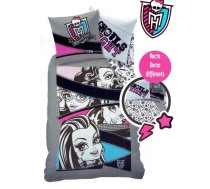 Bērnu gultas veļa 100% kokvilna 140x200 cm Monster High Ghouls