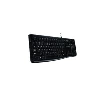 Logitech K120 Corded Keyboard tastatūra USB Krievu Melns