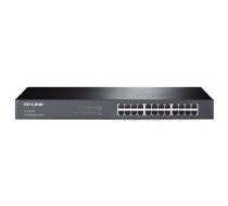 TP-Link TL-SG1024 Nepārvaldīts Gigabit Ethernet (10/100/1000) 1U Melns