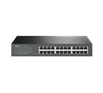 TP-Link TL-SG1024DE Vadīts L2 Gigabit Ethernet (10/100/1000) 1U Melns