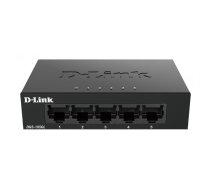 D-Link DGS-105GL/E tīkla pārslēgs Nepārvaldīts Gigabit Ethernet (10/100/1000) Melns