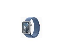 Apple Watch Series 9 GPS, 41 mm, Sport Loop, sudraba/gaiši zila - Viedpulkstenis