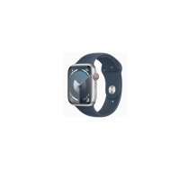 Apple Watch Series 9 GPS + Cellular, 45 mm, Sport Band, M/L, sudraba/zila - Viedpulkstenis