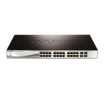 D-Link DGS-1210-28P tīkla pārslēgs Vadīts L2 Power over Ethernet (PoE) 1U