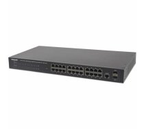 Intellinet 560559 tīkla pārslēgs Vadīts Gigabit Ethernet (10/100/1000) Power over Ethernet (PoE) Melns