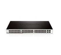 D-Link DGS-1210-52 tīkla pārslēgs Vadīts L2 Gigabit Ethernet (10/100/1000) 1U Melns