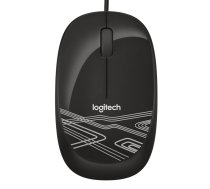 Logitech Mouse M105 pele Abām rokām USB Type-A Optisks 1000 DPI