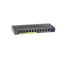 NETGEAR GS108PP Nepārvaldīts Gigabit Ethernet (10/100/1000) Power over Ethernet (PoE) Melns