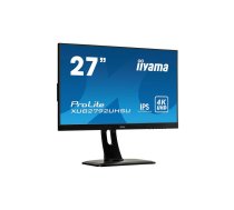 iiyama ProLite XUB2792UHSU-B1 LED display 68,6 cm (27") 3840 x 2160 pikseļi 4K Ultra HD Melns