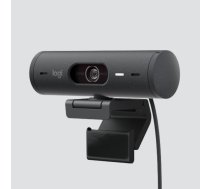 Logitech Brio 500 vebkamera 4 MP 1920 x 1080 pikseļi USB-C Grafīts