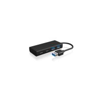 ICY BOX IB-HUB1426-U3 USB 3.2 Gen 1 (3.1 Gen 1) Type-A 5000 Mbit/s Melns