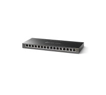 TP-Link TL-SG116E Nepārvaldīts L2 Gigabit Ethernet (10/100/1000) Melns