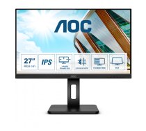 AOC P2 Q27P2Q LED display 68,6 cm (27") 2560 x 1440 pikseļi Quad HD Melns